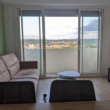 Appartment - Vue Imprenable Sur La Cite Medievale - Parking Gratuit - Climatise Carcassonne Luaran gambar